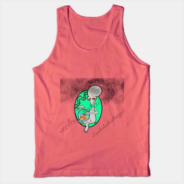 Roger Smoking Tank Top by Eselokclothingstore